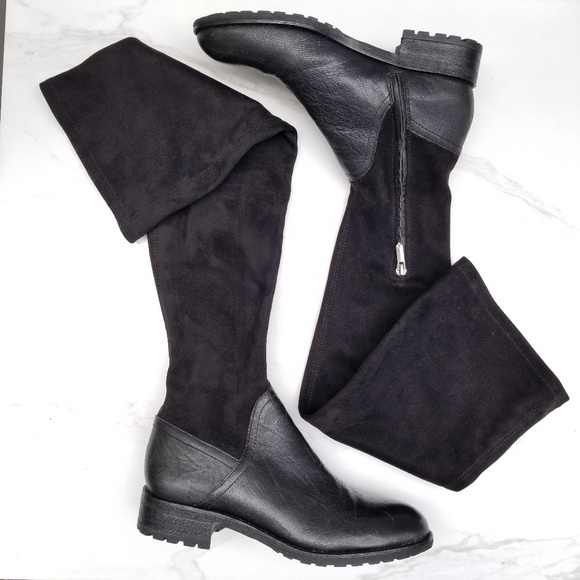 SAM EDELMAN Remi OTK Over The Knee Boots Black - Picture 2 of 8